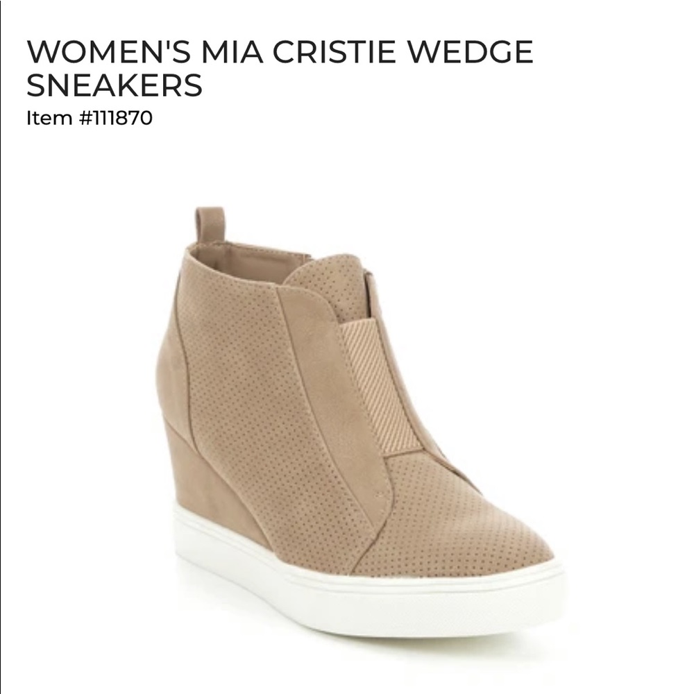 Mia wedge sneaker